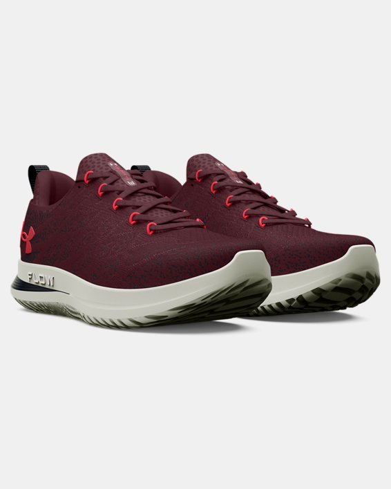 Men's UA Velociti 3 Running Shoes in Red image number 3